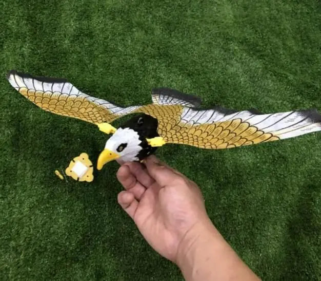 Realistic Flying Eagle Bird Toy with Spread Wings